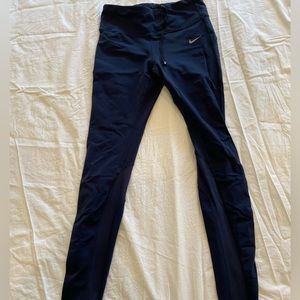 Navy Nike Dri-Fit Running Pants Size Small